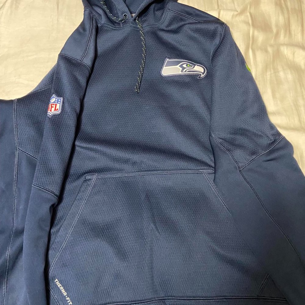 Nike Therma-Fit Seattle Seahawks On-Field Hoodie Sz S